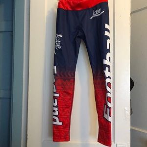 Medium New England Football leggings